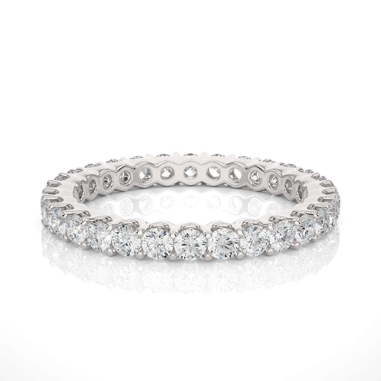 Lab Grown Diamond Prong Set Eternity Ring