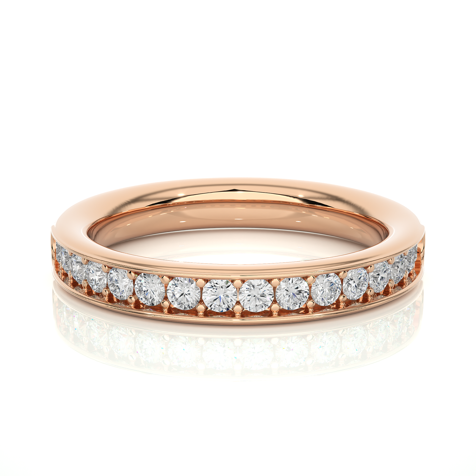 Lab Grown Diamond Half Eternity Ring