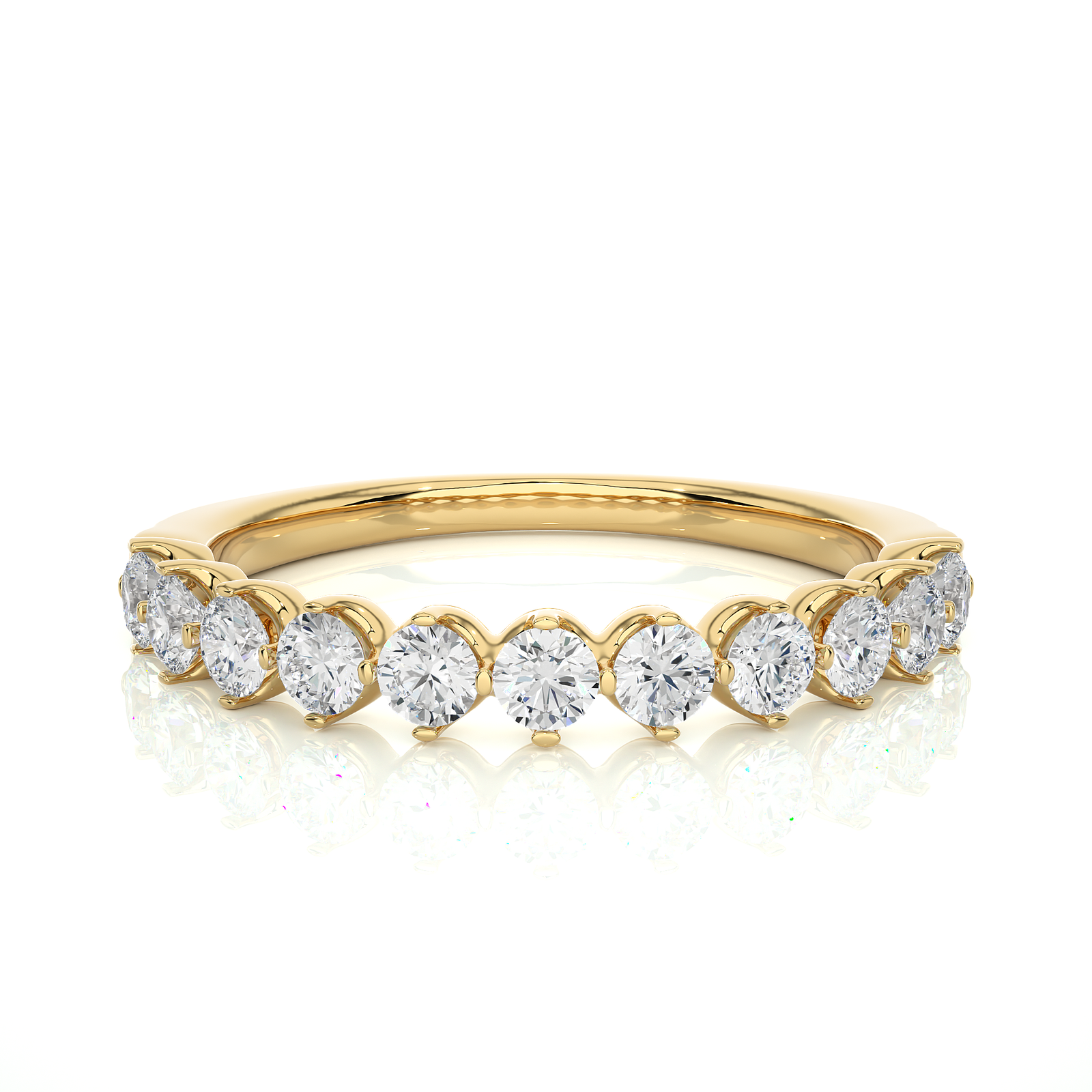 Half Eternity Diamond Wedding Ring