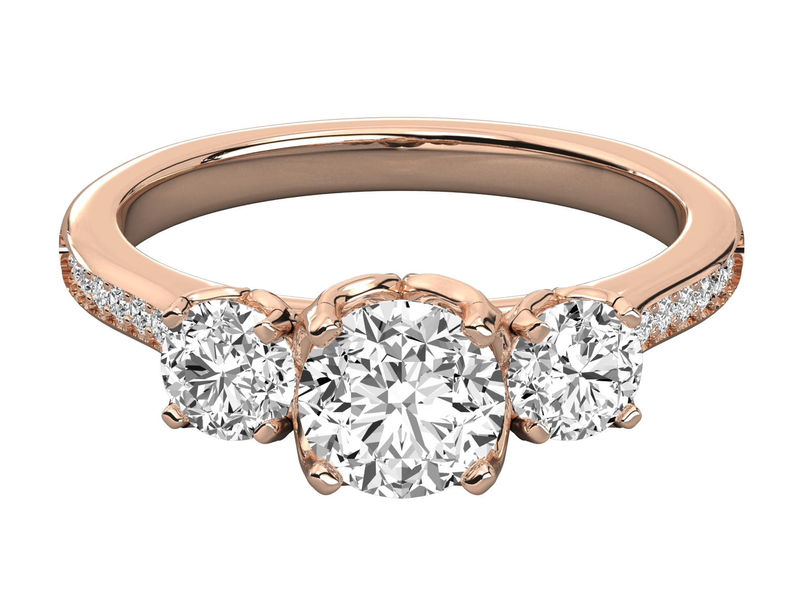 Trio Brilliance Diamond Ring