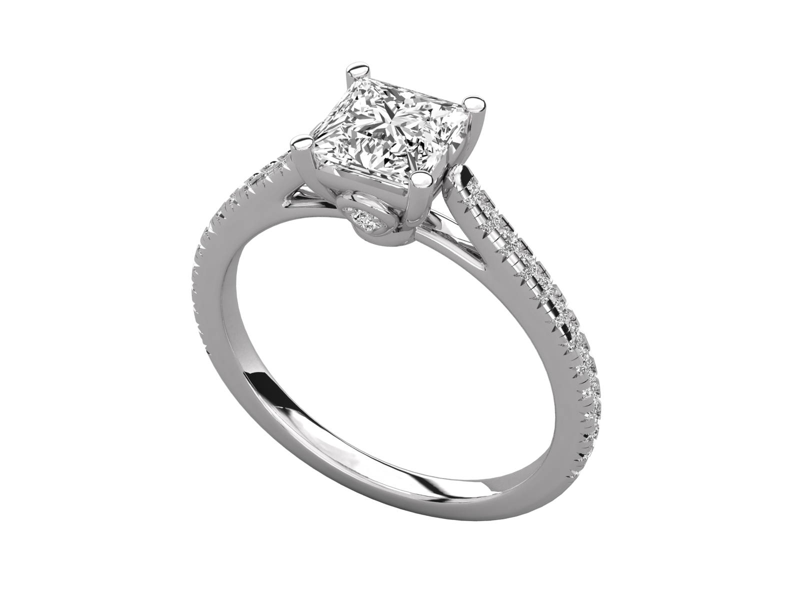 Princess Cut Diamond Engagement Ring