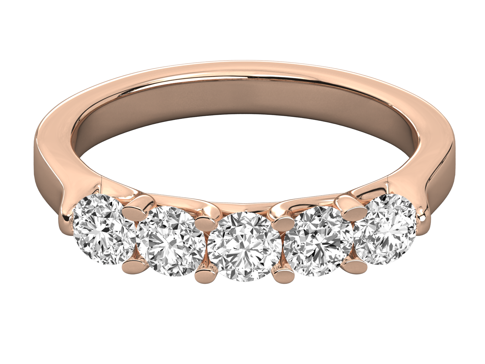 Five-Stone Diamond Wedding Ring