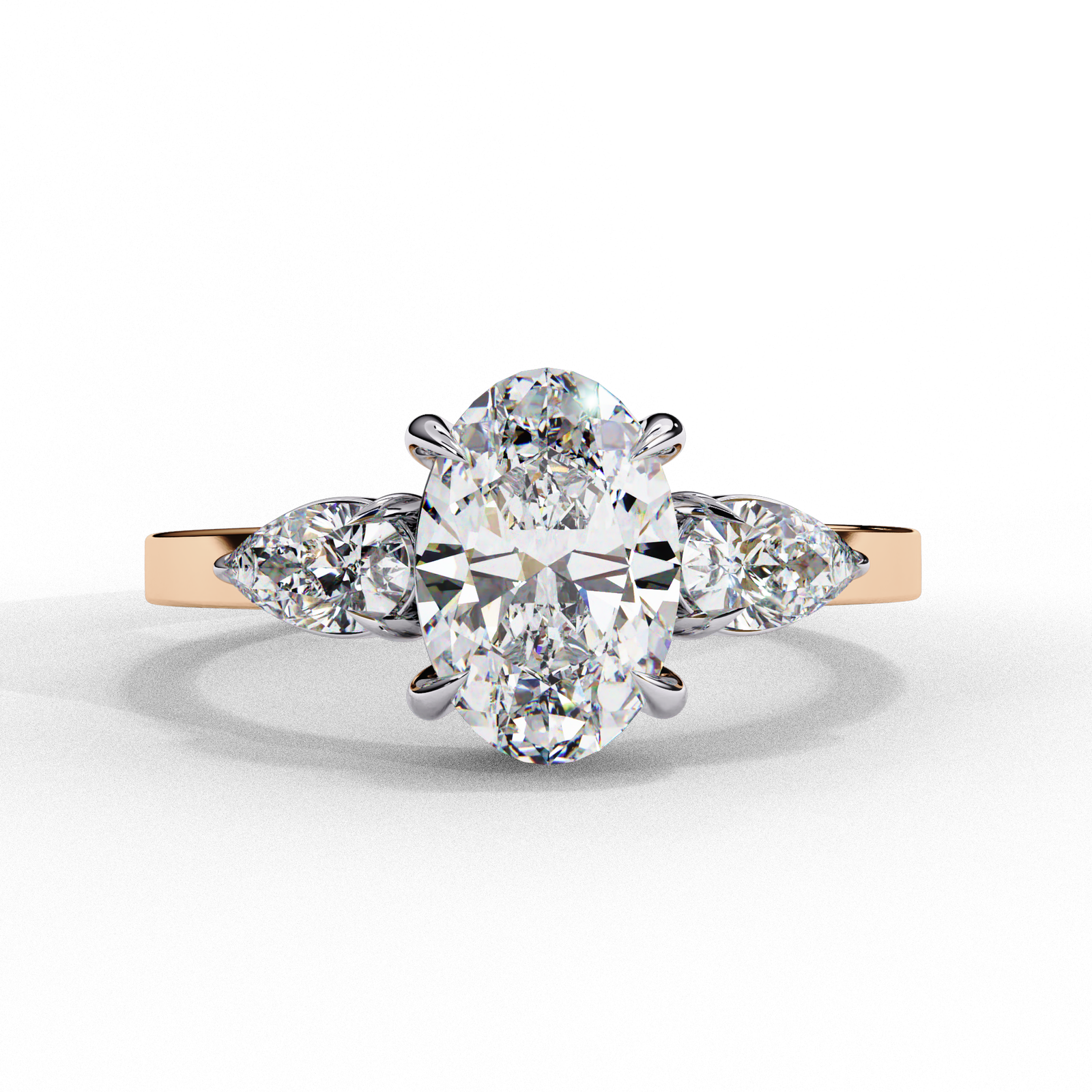 Three Stone Engagement Ring